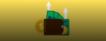 A wallet with banknotes.