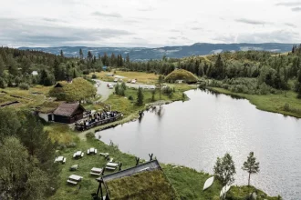 An image of a village in Serbia.