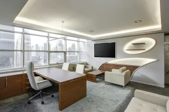 An image of a fancy office space.