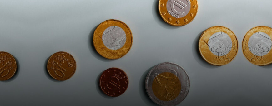 Coins on the table