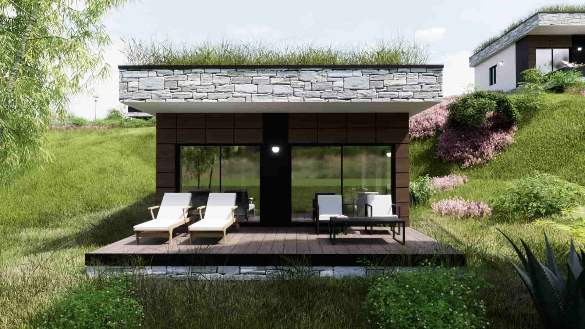 Eko naselje Šumadijski Kutak - Severni Kutak - Green roof koncept