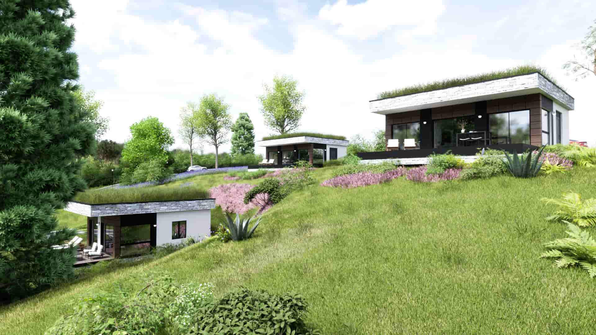 Eko naselje Šumadijski Kutak - Severni Kutak - Green roof koncept